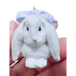 Hallmark Keepsake Lop-Eared Bunny Easter Series 1993 Ornament Vintage w/ Box